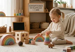 Altersempfehlungen für Holzspielzeug: 1–5 Jahre