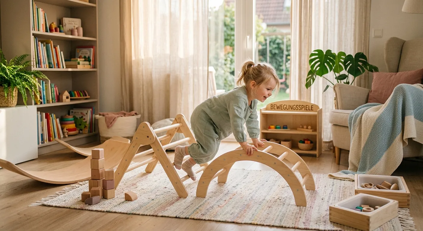 Bewegungsspiele für Wohnung und Garten