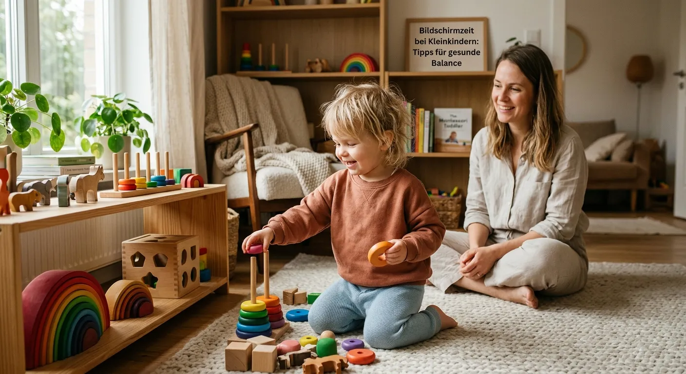 Bildschirmzeit bei Kleinkindern: Tipps für gesunde Balance