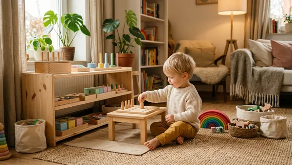Die vorbereitete Umgebung zu Hause einrichten