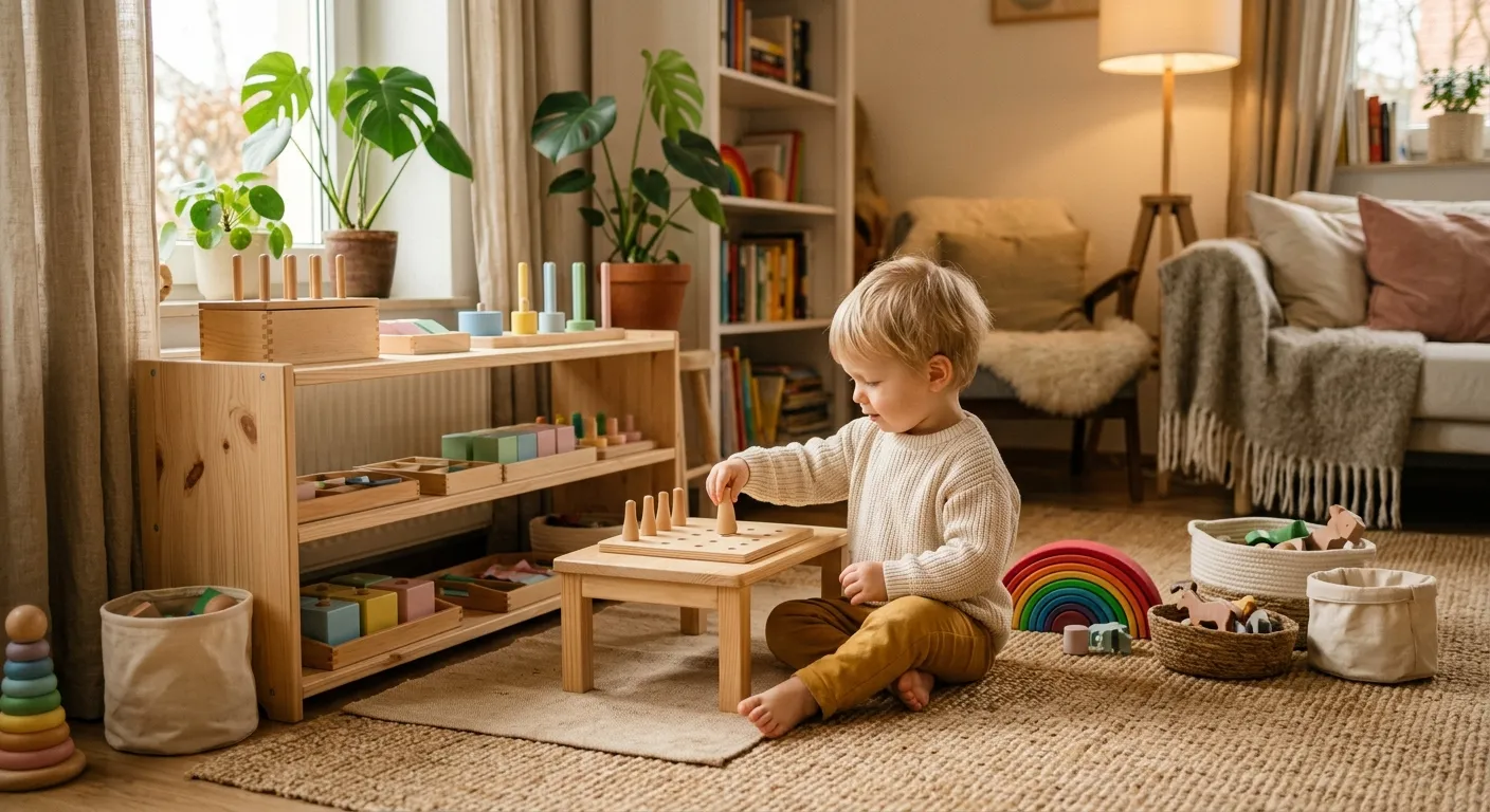 Die vorbereitete Umgebung zu Hause einrichten