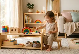 Die vorbereitete Umgebung zu Hause einrichten