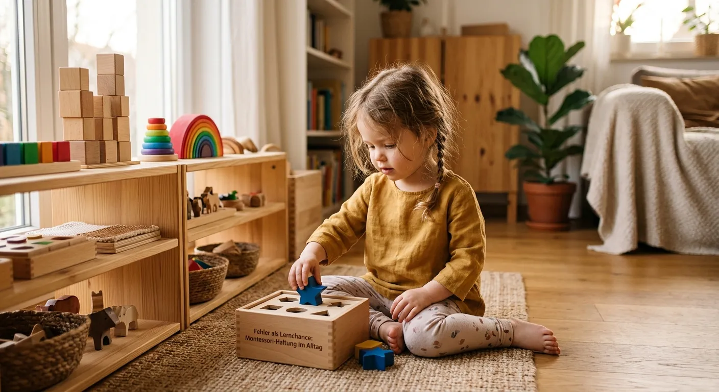 Fehler als Lernchance: Montessori-Haltung im Alltag
