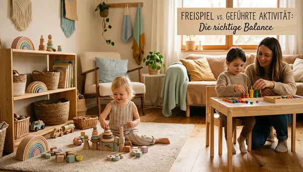 Freispiel vs. geführte Aktivität: Die richtige Balance