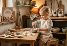 Kochen und Backen mit Kleinkind: Erste Rezepte