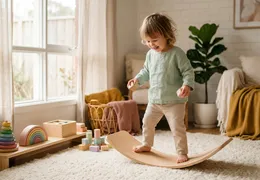 Montessori Balance Board Übungen