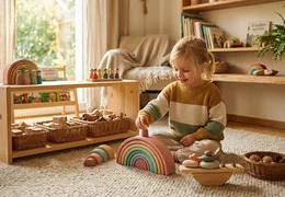 Montessori Draußen spielen