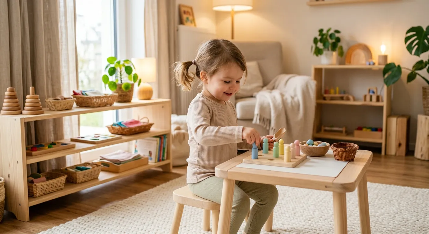 Montessori Feinmotorik Übungen