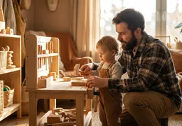 Montessori für Väter: Warum Papas eine Geheimwaffe der kindlichen Entwicklung sind