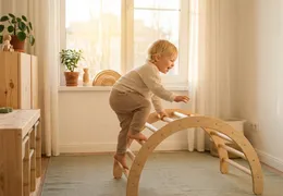 Montessori Kletterbogen: Der sanfte Einstieg in die Welt der Bewegung