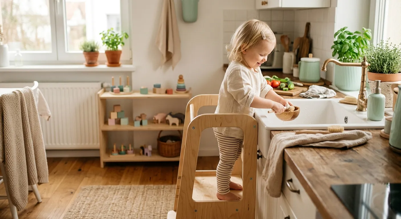 Montessori Lernturm Vorteile
