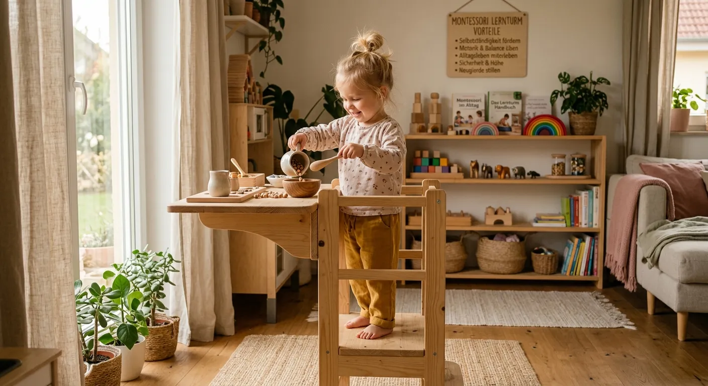 Montessori Lernturm Vorteile