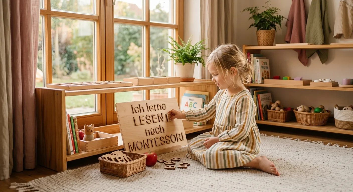 Montessori Lesen lernen nach Montessori
