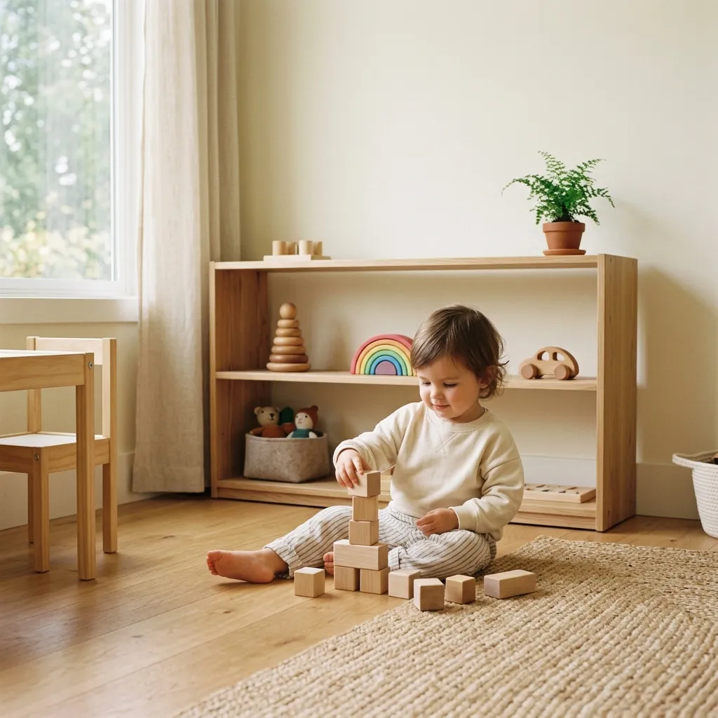 Montessori Minimalismus: Weniger Spielzeug, mehr Entwicklung