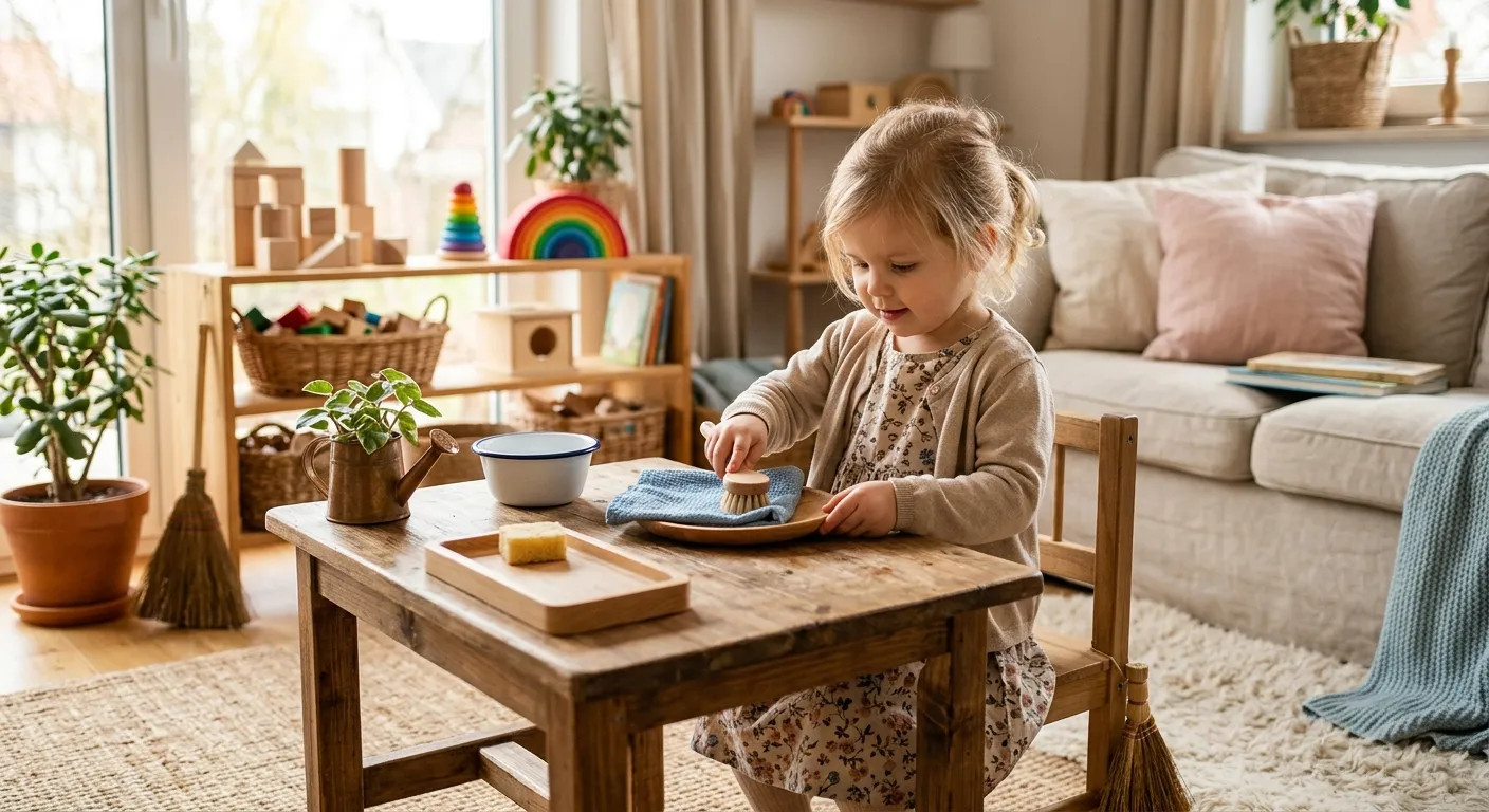 Montessori Mitarbeit im Haushalt