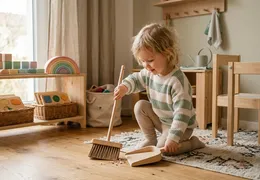 Montessori Mitarbeit im Haushalt