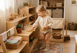 Montessori Mitarbeit im Haushalt