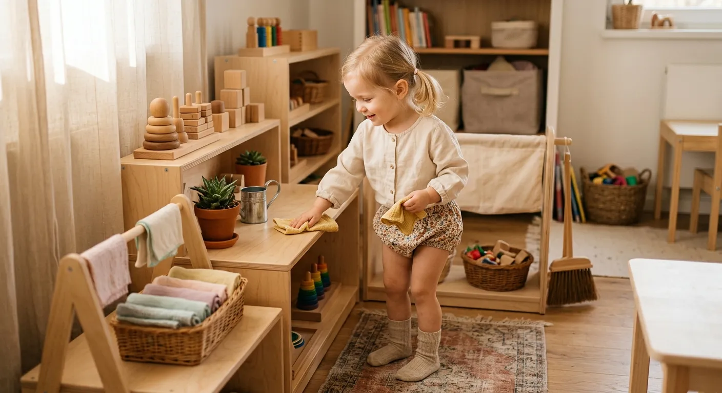 Montessori Mitarbeit im Haushalt