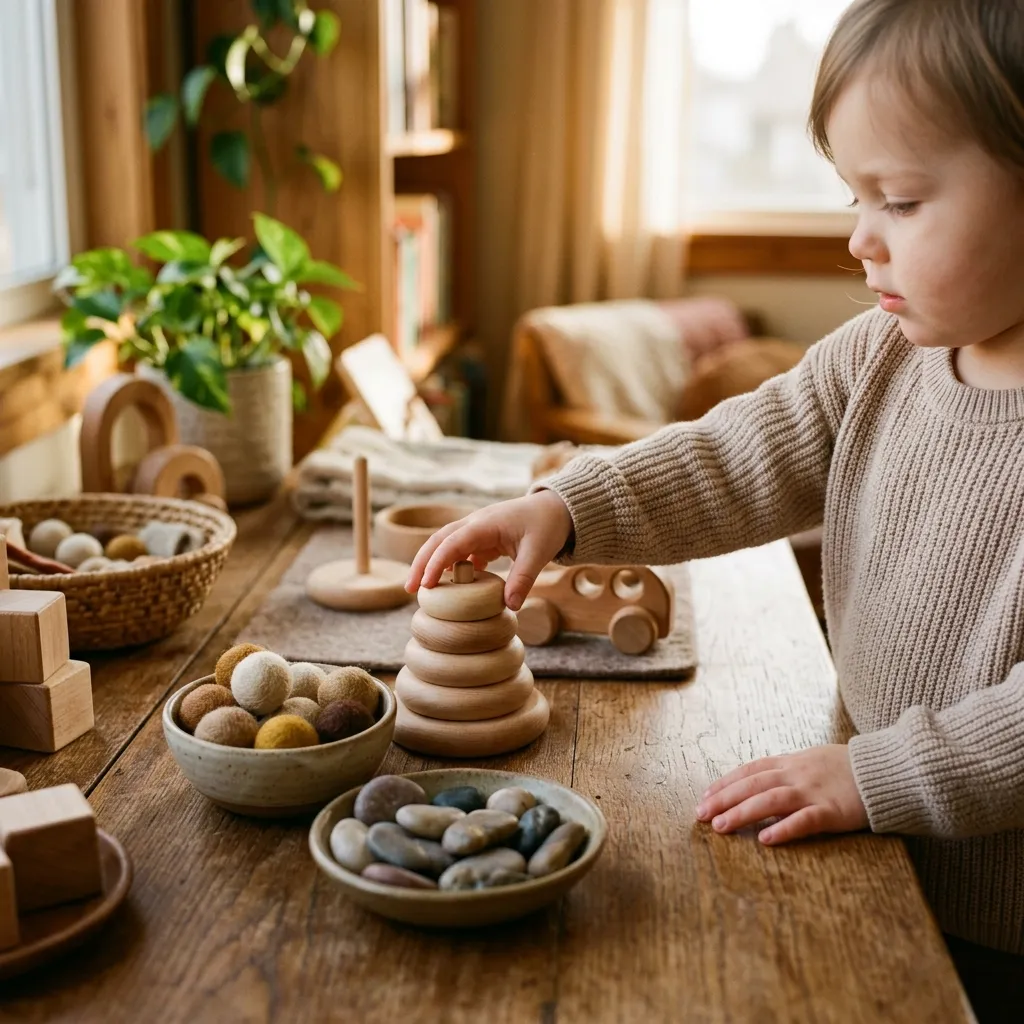 Montessori Naturmaterialien: Warum Holz, Stein und Wolle mehr bewirken als Plastik