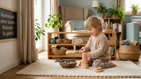 Montessori ohne teures Material: So geht's