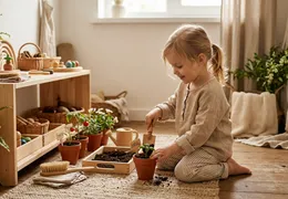 Montessori Pflanzen anbauen