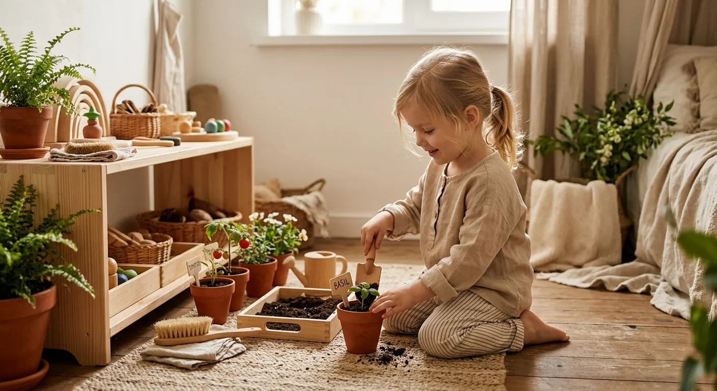 Montessori Pflanzen anbauen