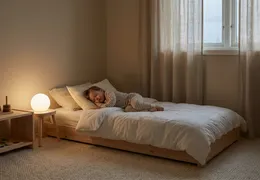 Montessori Schlafen: Der Guide für entspannte Nächte mit Bodenbett & Ritualen
