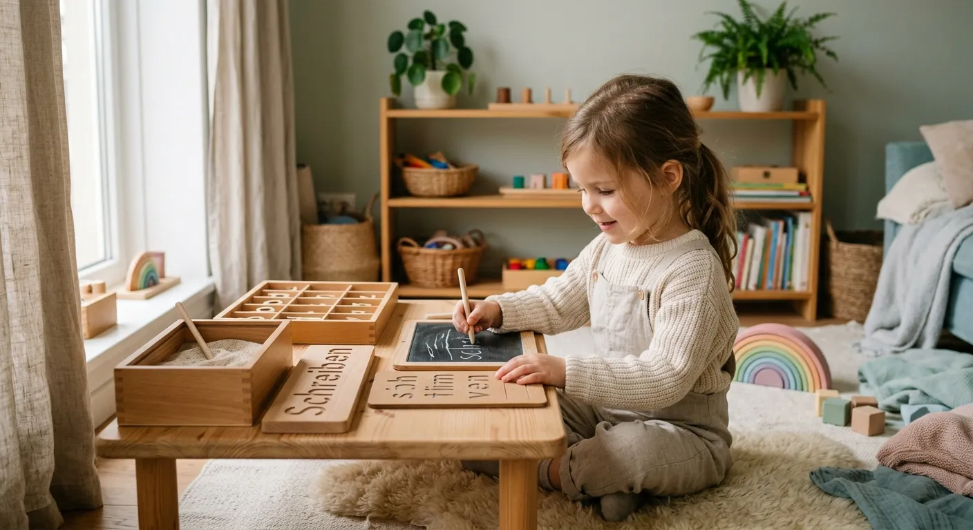 Montessori Schreiben üben