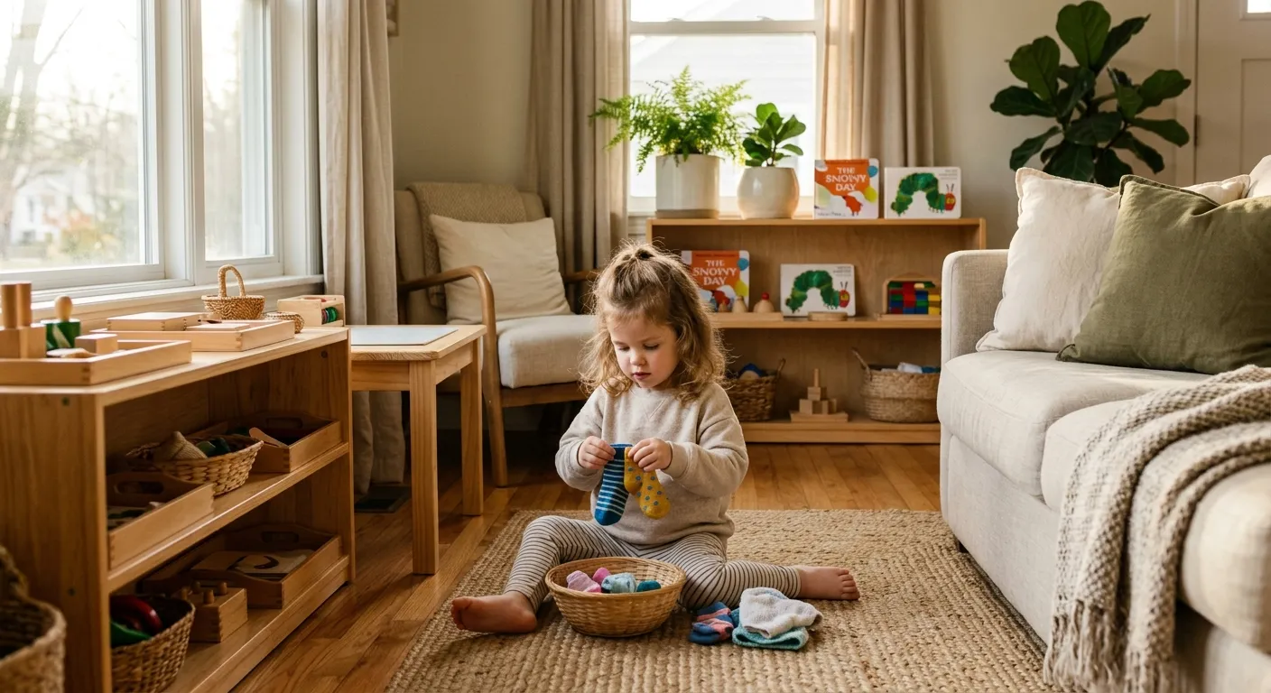 Montessori im Alltag: Wie du Selbstständigkeit ohne extra Spielzeug förderst