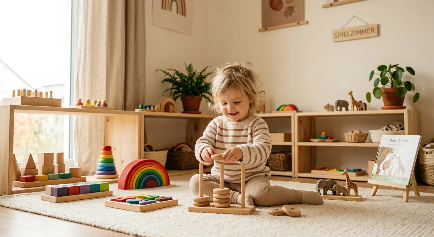 Montessori Spielzimmer gestalten