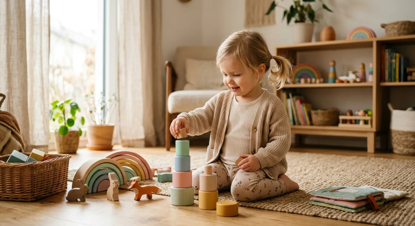 Montessori Stapelsteine Spiele