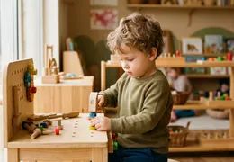 Montessori Werkzeugbank: Wie dein Kind spielerisch Handwerk lernt