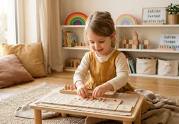 Montessori Zahlen lernen spielerisch