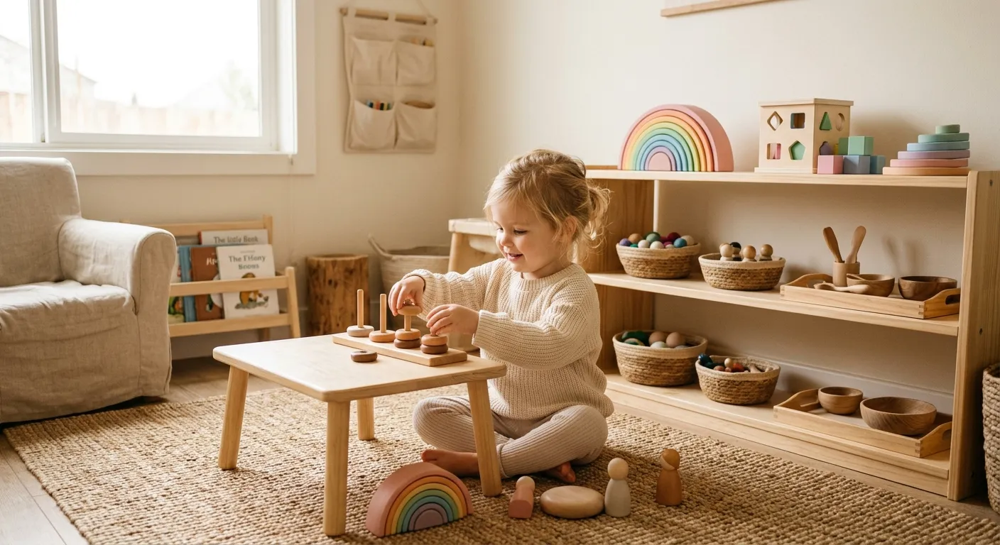 Ordnung im Kinderzimmer nach Montessori-Prinzipien