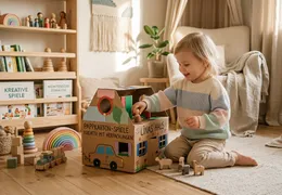 Pappkarton-Spiele: Kreativ mit Verpackungen