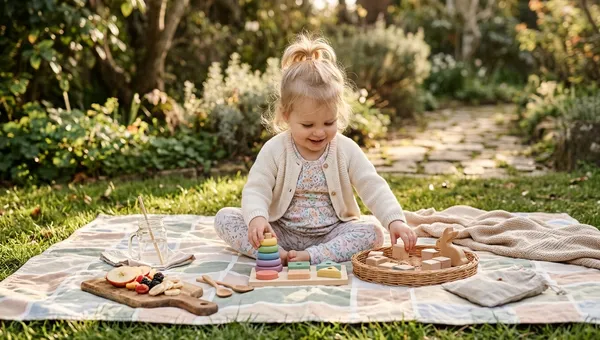 Picknick-Ideen für draußen mit Kleinkind
