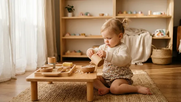 Praktische Lebensübungen für Kinder ab 1 Jahr