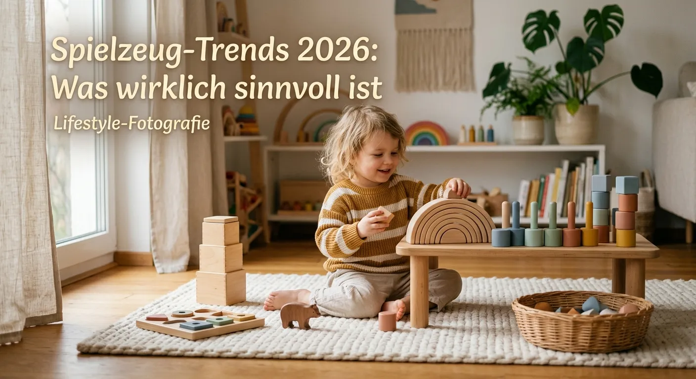 Spielzeug-Trends 2026: Was wirklich sinnvoll ist
